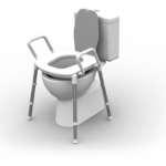 RG515 - SPACE SAVER TOILET SEAT RAISER - OVER TOILET