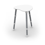 RG555 - SPACE SAVER CORNER SHOWER STOOL - product visual